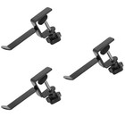  3pcs Universal Headphone Hold Stand Hanger Hook Aluminum Alloy Under Desk
