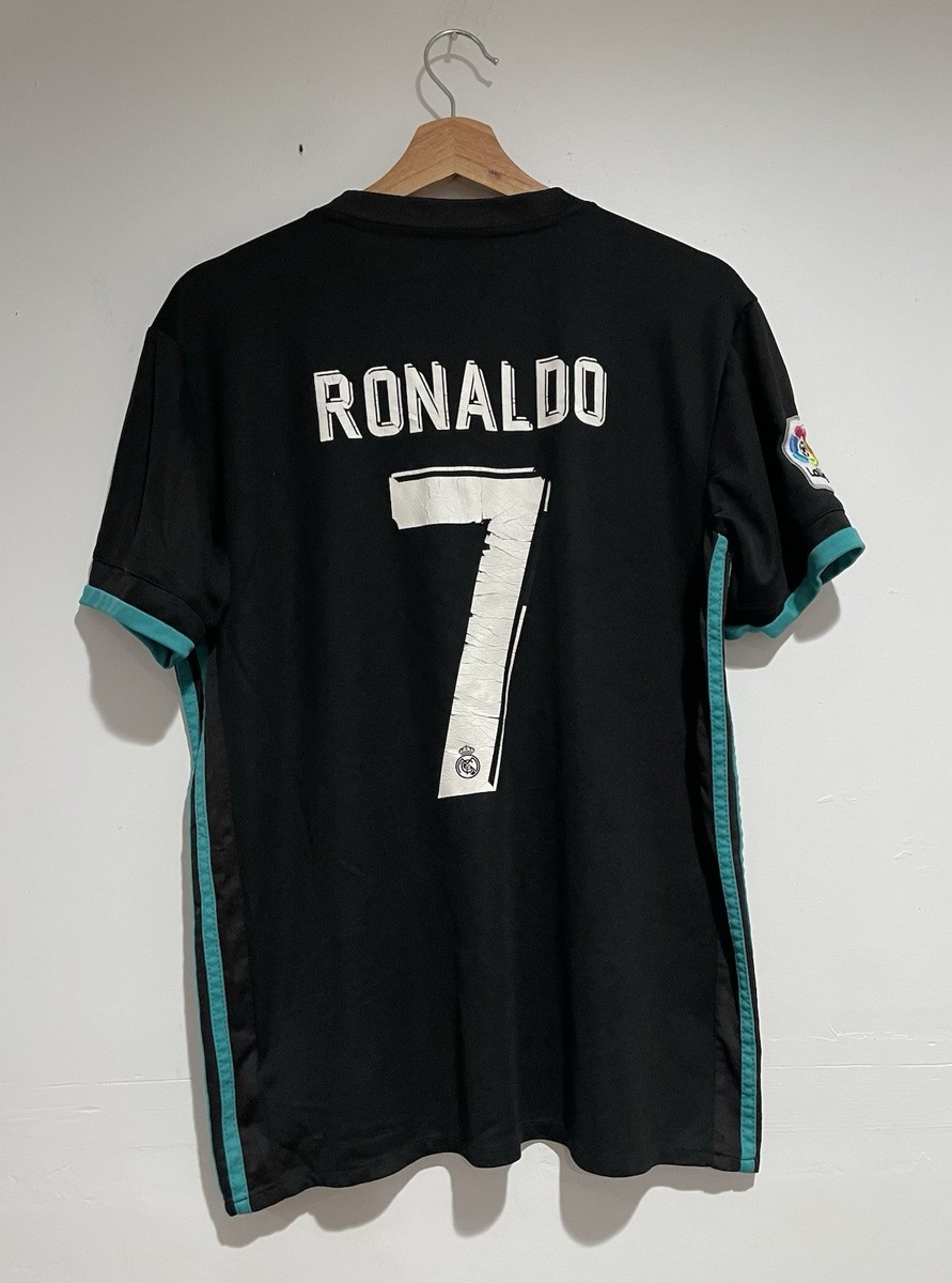 Cristiano Ronaldo Real Madrid Away Jersey 2017/2018 Black