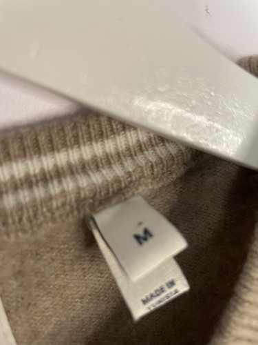 GANT Sand Super Fine Lambswool Jumper Sweater Medium - 第 5/13 張圖片