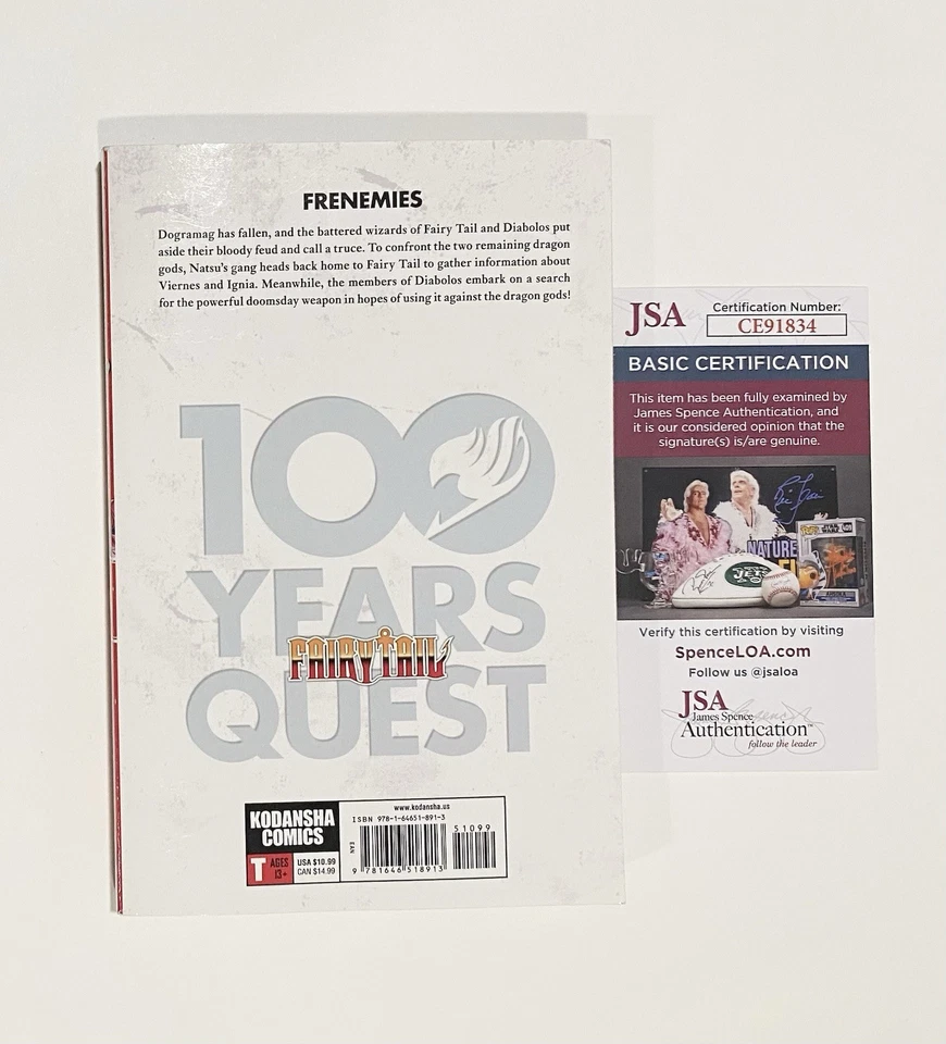 Fairy Tail 100 Year Quest Manga Vol. 14 Signed By Rachel Robinson - Image 2 of 4