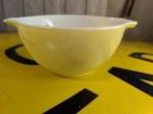Vintage Pyrex #441 Verde Pale Yellow 1 1/2 Pint Cinderella Nesting Mixing Bowl