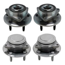 Wheel Hub Bearings Assembly Set Front & Rear Fits Cadillac