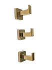 Nearmoon Set Of Three Gold stainless steel Bath Towel Hooks