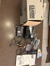 Canon ES4000 Hi8 8mm Video Camcorder Kit Box Manual Remote Cables Tested Read