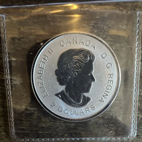 2019 Canada Silver Dollar Coin Maple Leaf Queen Elizabeth II 0.9999