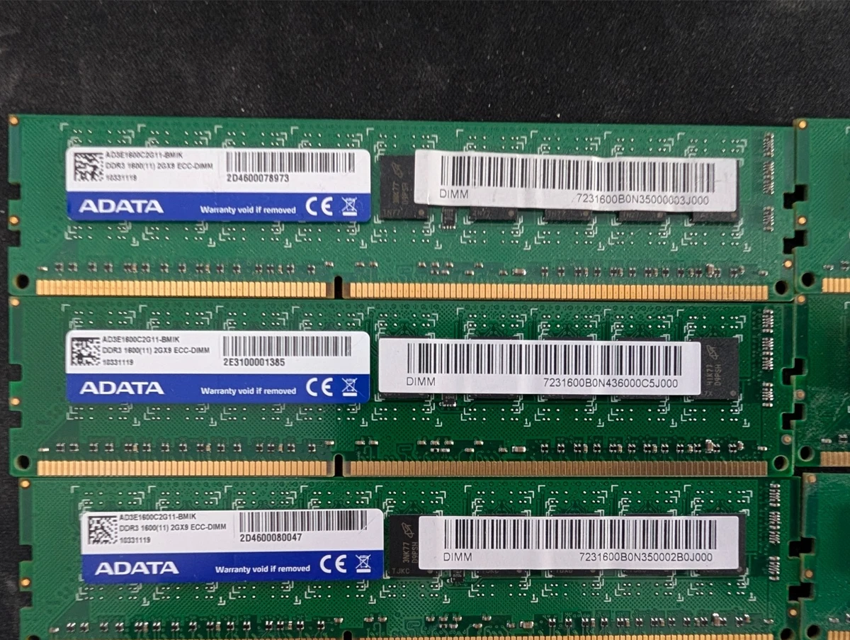 Preços baixos em ADATA DDR3 SDRAM 2 GB capacidade por Módulo de