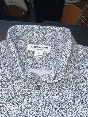 Mizzen+Main Herren Medium Trim Langarmshirt weiß Performance Stretch - Bild 2 von 15