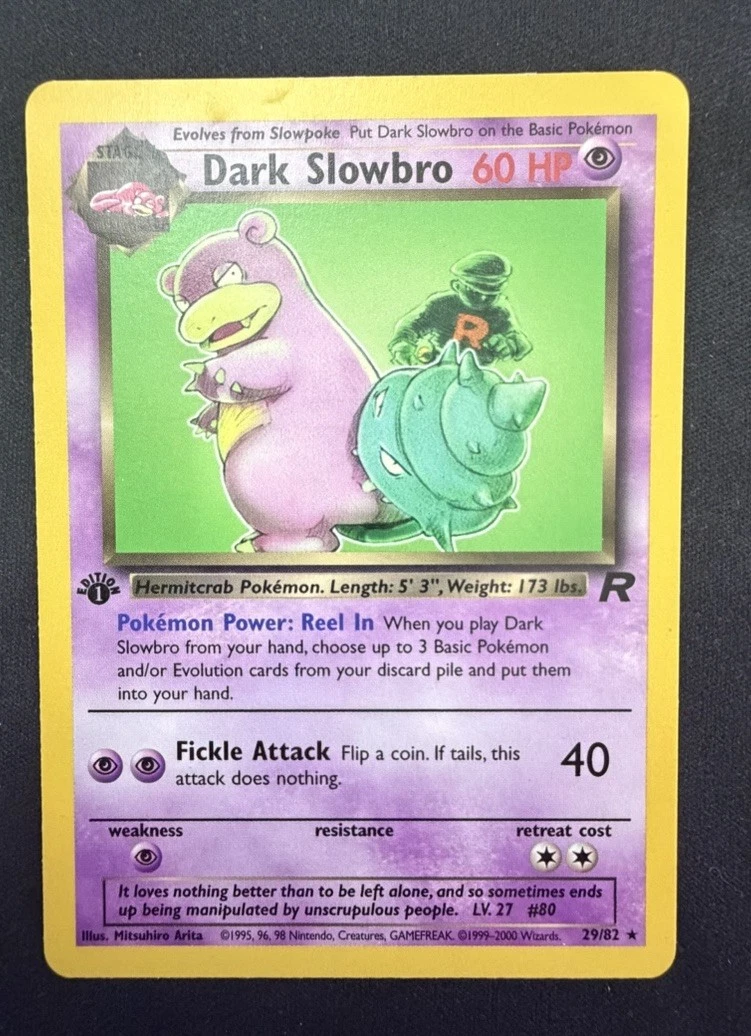 Dark Slowbro Pokémon TCG Cards for sale | eBay