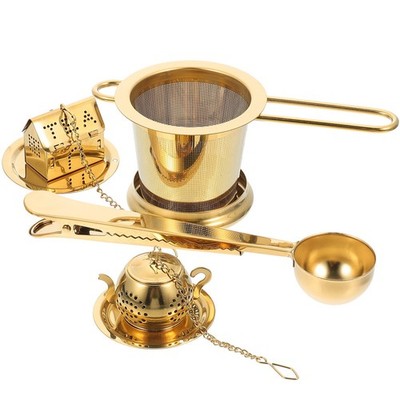 1 Set Tee Infuserkorb Edelstahl Lose Blatt Tee Infuser Löffel Werkzeuge