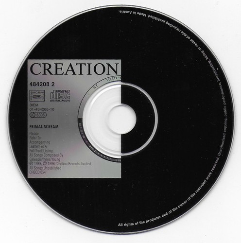 PRIMAL SCREAM ~ Primal Scream ~ 1996 UK Creation Records label 10-track CD album - Picture 3 of 6