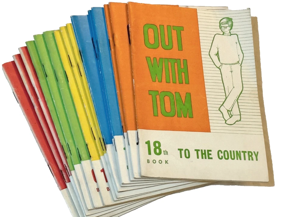 15 x Out With Tom 1960's Educational Reading Course For Slow Readers SEFA - Image 2 of 4