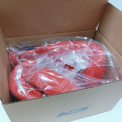 Guantes de Boxeo Ganadores 16oz Cinta Mágica Roja Tipo MS-600B/Tipo Profesional - Imagen 4 de 10