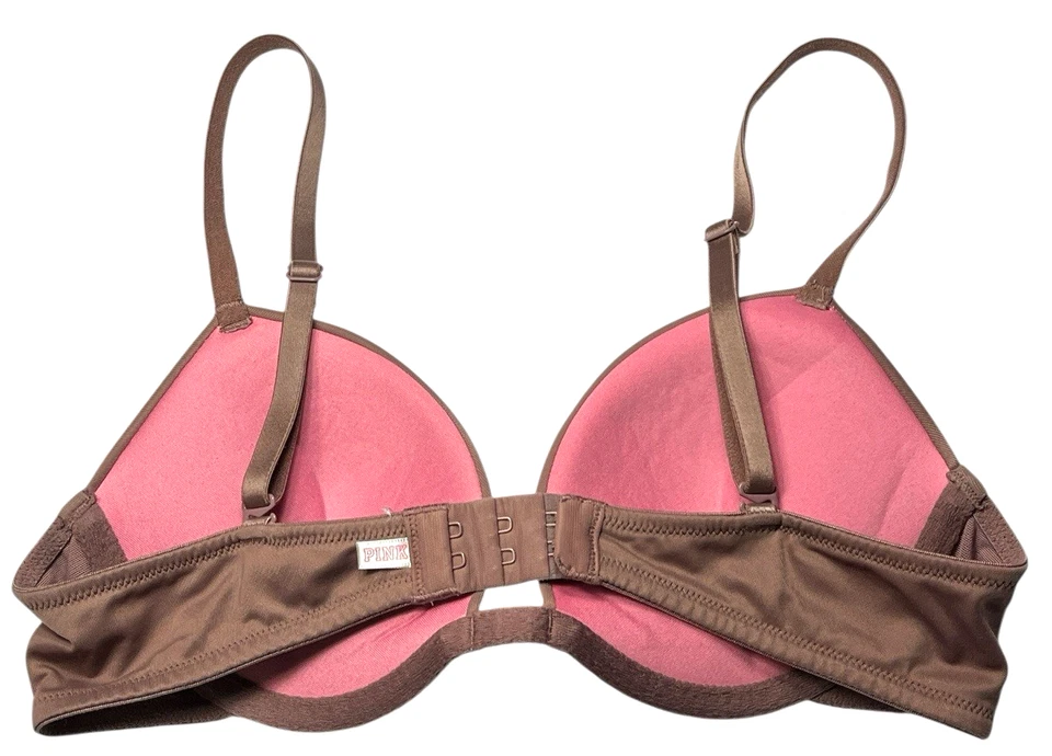 Sutiã Feminino Rosa Victoria's Secret 32A Super Push Up Wear Everywhere Underwire - Imagem 2 de 4