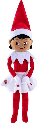 The Elf on the Shelf - Plushee Pals: New Girl, Dark - 17" - Bild 4 von 4