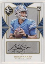 2017 Panini Limited Spotlight Gold /10 Brad Kaaya #185 Rookie Auto RC
