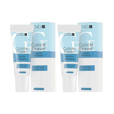 (2 pack) CND Creative Nail Design Cuticle Eraser Nail Treatment Cream 0.5oz