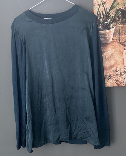Jigsaw, Front Seide, Baumwolle, Langarmshirt Gr. M