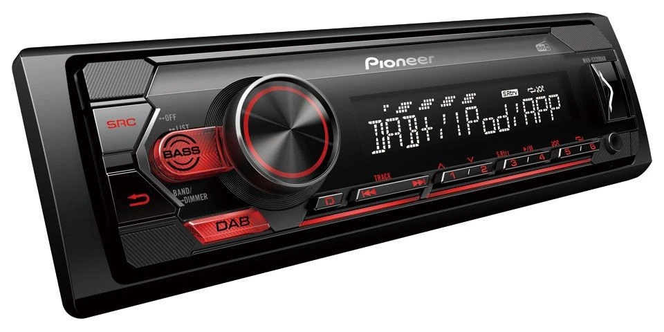 Pioneer DAB 1DIN MP3 Lenkrad USB Autoradio für Audi A1 (ab 2010) - Bild 4 von 4