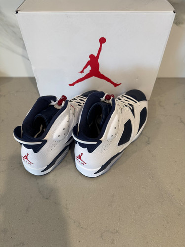 NIKE AIR JORDAN 6 RETRO 'OLYMPIC' - SIZE 13 MENS US - BNIB - DEADSTOCK - Picture 3 of 8