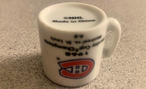 NHL Licensed 1968 Montreal Canadiens Stanley Cup Champions Miniature Coffee Mug - Picture 5 of 5