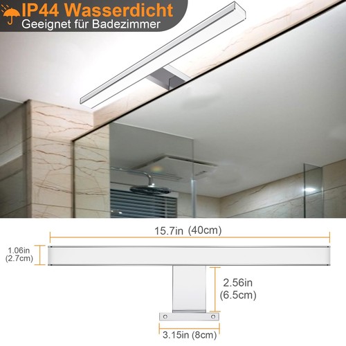 Karrong Lampada da specchio da bagno 40 cm con interruttore telecomando - Afbeelding 10 van 24