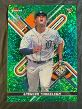 2022 Topps Finest #84 Spencer Torkelson RC /125 Green Speckle Refractor RC