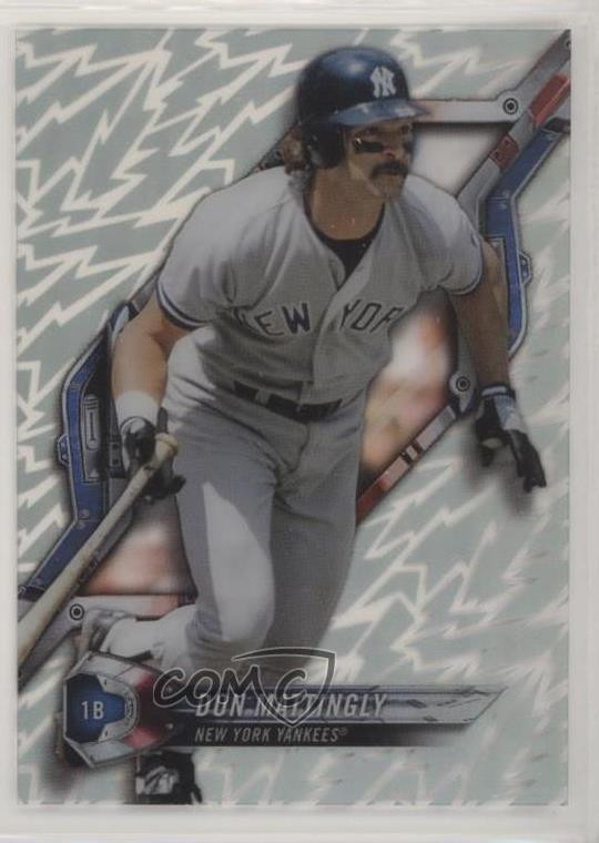 2018 Topps High Tek Pattern 2 Jagged Shapes/Pixels Don Mattingly #HT-DM