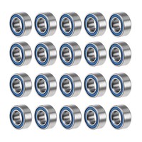 MR105-2RS Kugellager Z2 5X10X4Mm Doppelt Gedichteter Chromstahl 20Er-Pack