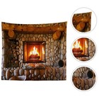 1 PC Weihnachts Wandteppich Hintergrund Wandtuch dekorativ hängende Wandteppiche