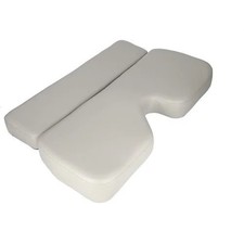Seat Cushion Set - 2 Piece Vinyl Gray Fits Kubota Rtv500 Rtv500 K7311-56000