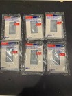 Leviton Unbreakable 3/8” Wall Plate Lot Of 6 Plates
