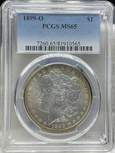 1899-O Morgan Silver Dollar PCGS MS65 Nice Toning $1