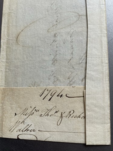 1794/5 Pre Stamp Items Different Size Manchester Horseshoe Postmarks - Picture 3 of 4