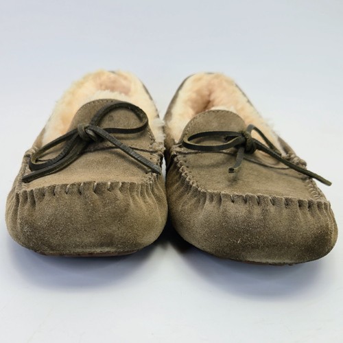 UGG Men's Corvin Loafer Moccasin Slippers 1125953 Brown Suede Size 9 - Picture 5 of 13