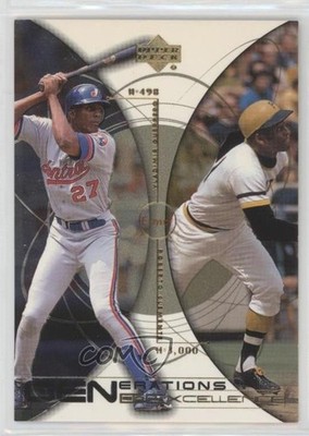 2000 Upper Deck Hitter's Club Roberto Clemente Vladimir Guerrero #GE2 HOF 0e50