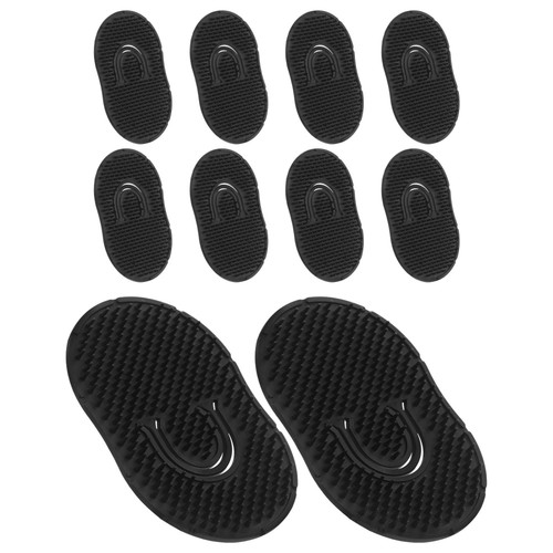  10 Stück Mini Handkamm für Männer - Silikon Haar Kopfhaut Massagegerät Bürste - Tragbar - Bild 12 von 12