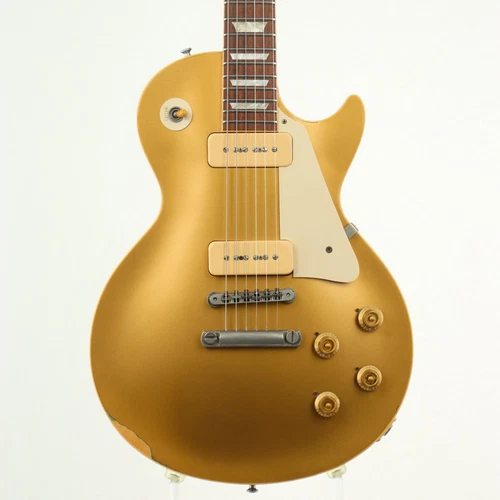 Used Gibson CS / HC 1956 Les Paul Gold Top Reissue VOS 2006 Antique Gold Guitar