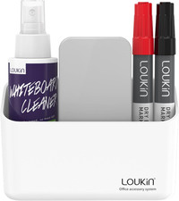 Loukin Magnetic Marker Holder Set, Dry Erase Marker Holder, Dry Erase Accessory