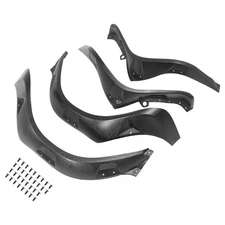 Black Front & Rear Fender Flares Kit for 2019-up Club Car Onward Golf Cart