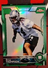 2015 Topps Chrome - Rookies Shaq Thompson #116 Green Refractor (RC)