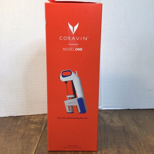 Coravin 100015 Model One Wine Preservation Gas Aerator System - Blue/White - Picture 4 of 6