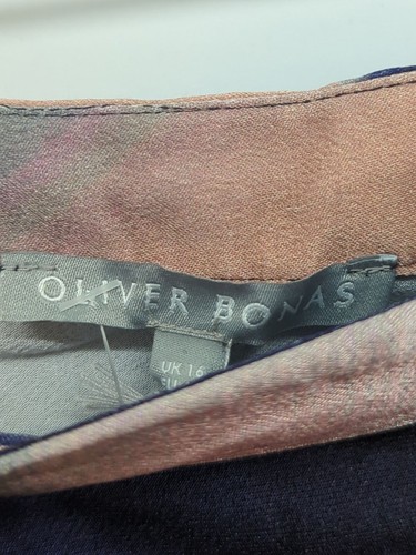 Oliver Bonas Damen Maxirock UK 16 Multi Blumen Viskose mit anderen langen Maxi - Bild 5 von 5