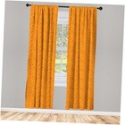  Halloween Window Curtain Panels 4 Pack, Monochrome Design Traditional October 
