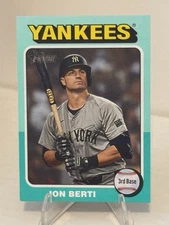 2024 Topps Heritage High Number Jon Berti Aqua Border #655 Yankees