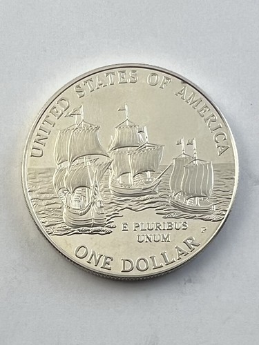2007-P Founding Of Jamestown Commemorative 90% Silver Dollar - Picture 2 of 3