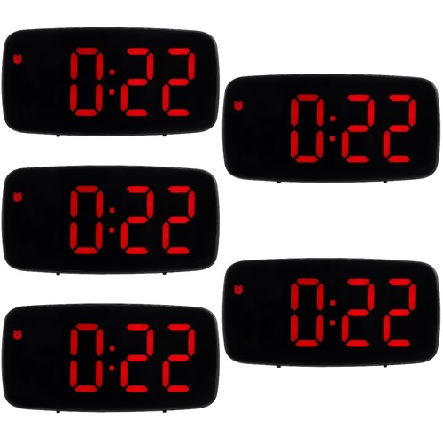 5 PCS Digitaler Wecker Kind LED-Wecker Digitaluhr Für Den Schreibtisch - Bild 12 von 12