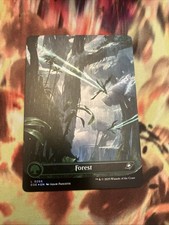 L 0266 Forest FOIL BORDERLESS Full Art Land Edge of Eternities EOE MTG Card