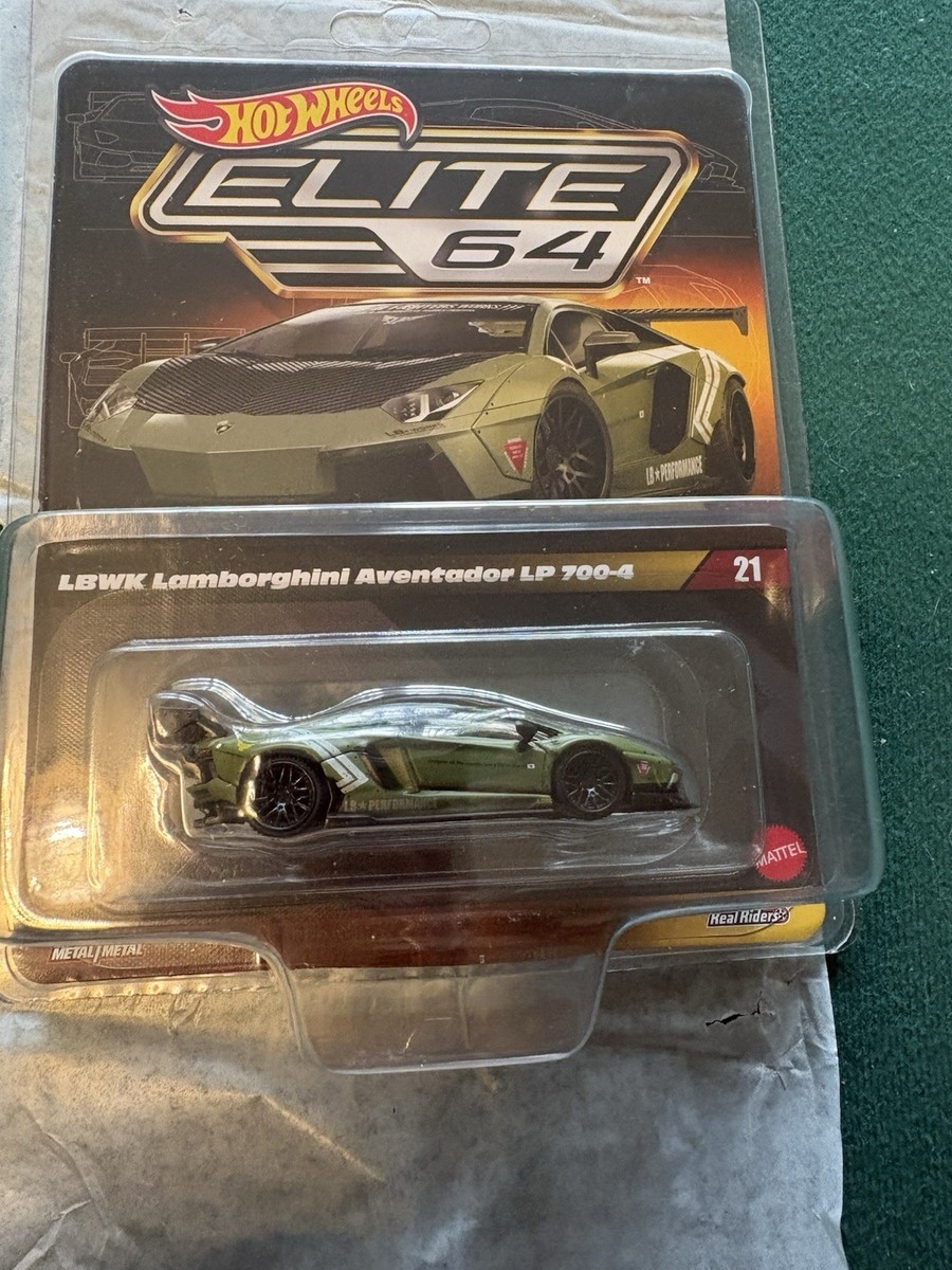 Hot Wheels Elite 64 LBWK Lamborghini Aventador LP 700-4 Green | eBay