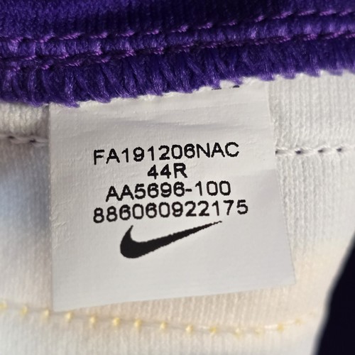 White Nike Vaporknit LA Los Angeles Lakers Basketball Shorts Men's XL 44 - Picture 8 of 10