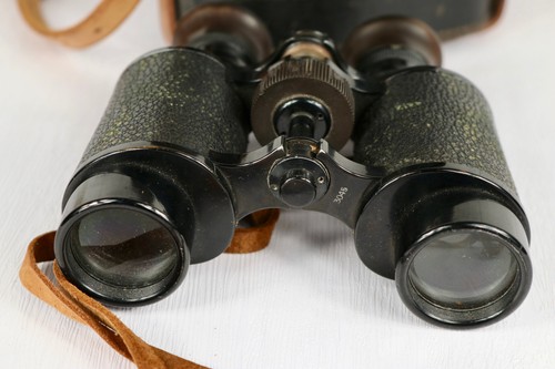 Binoculares Carl Schütz Kratolith muy raros c. 1910 con estuche de cuero original - Imagen 5 de 12